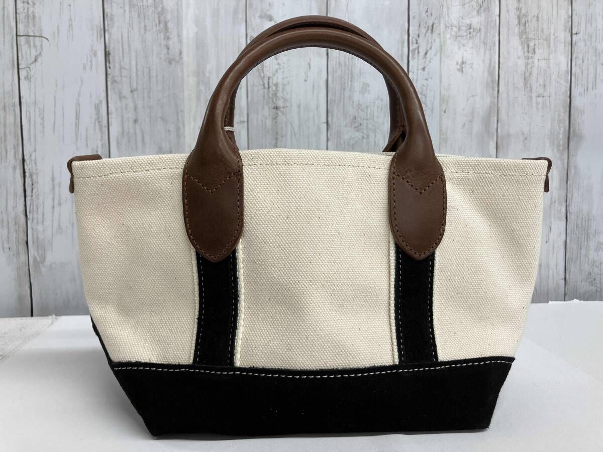 Hender Scheme campus suede handle tote S エンダースキーマ ミニトートバッグ キャンバス レザーハンドル