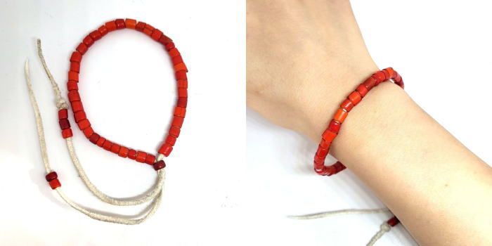  rym 287 アンティークビーズブレスレット手首のサイズ17ｃｍの方 ネックレス ブレスレット ブレスレット バングル アクセサリー