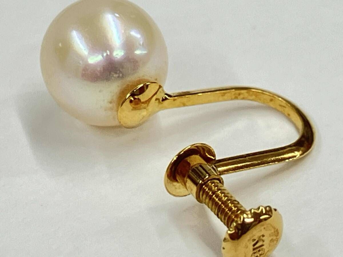  K 18 イヤリング 総重量1.8 g イヤリング アクセサリー