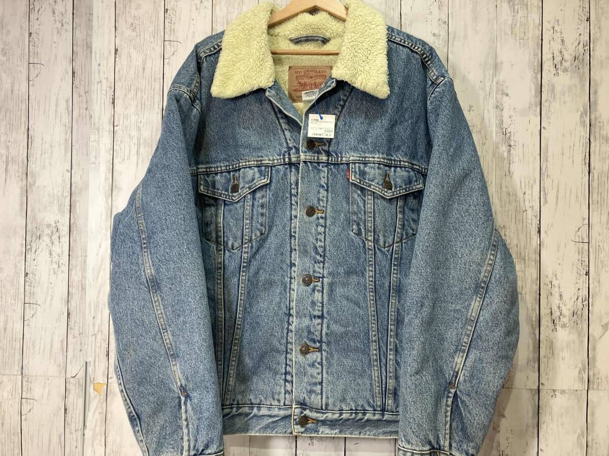 Levi s リーバイス 70520 0315 RELAXED TRUCKER デニム ボア ジャケット XL