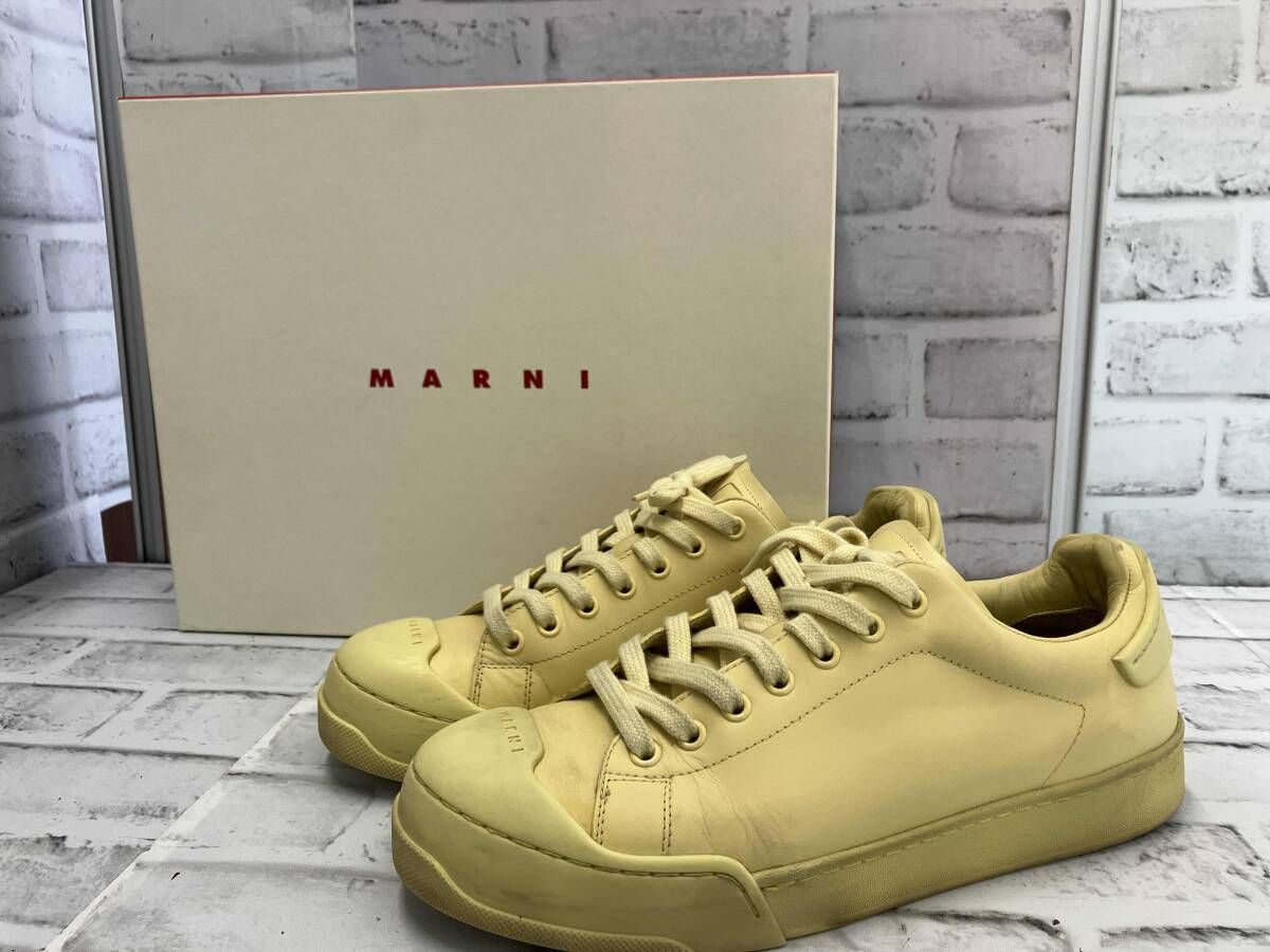 箱付き/MARNI/DADA BUMPER/レザースニーカー/サイズ39(約24.5cm 