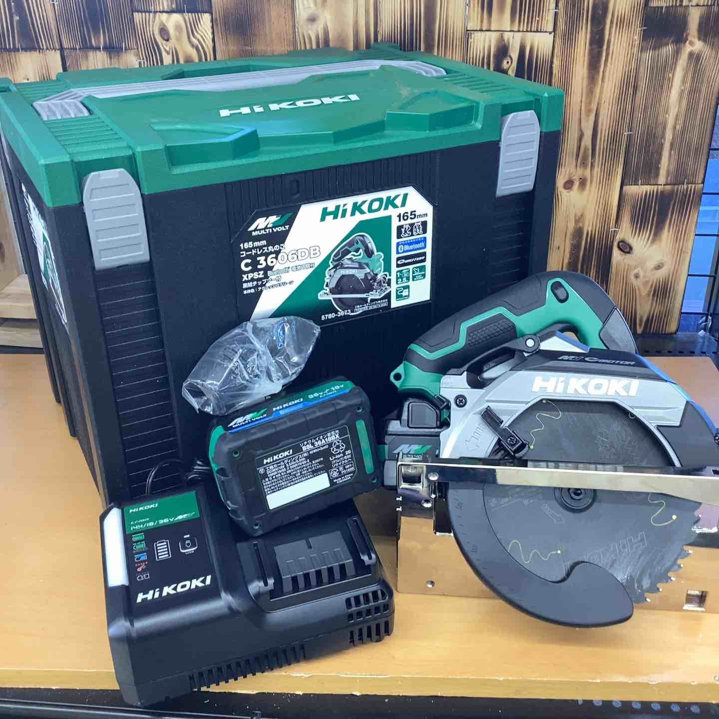 ハイコーキ HIKOKI 旧 日立工機 コードレスマルノコ C 3606 DB 2 XPSZ