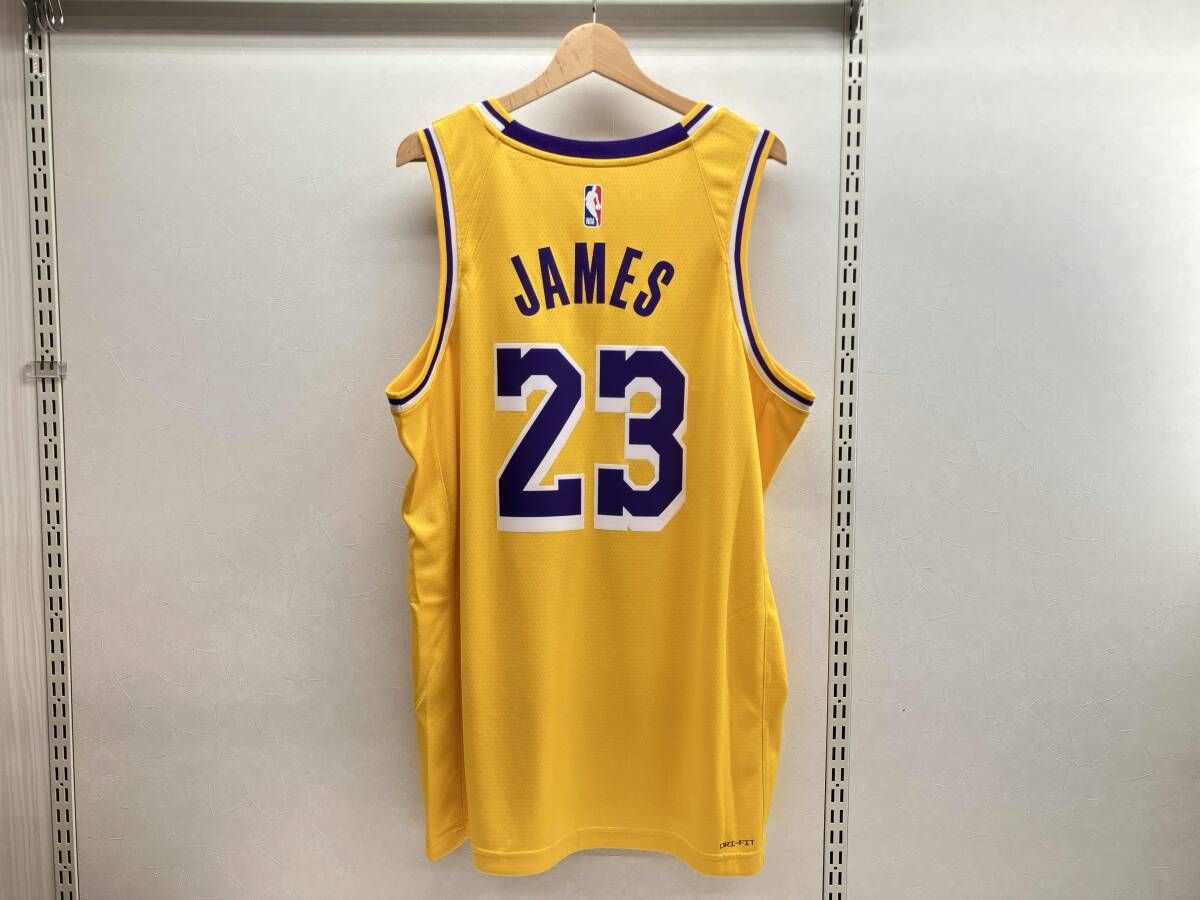 NIKE ナイキ NBA ロサンゼルス レイカーズ レブロン ジェームズ 23 バスケットボールウエア タンクトップ DN 2009-733 サイズ L
