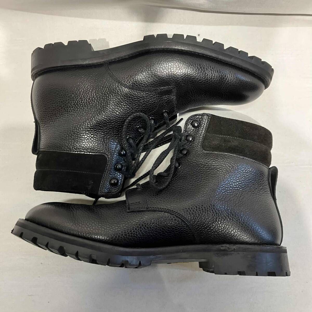  -JONES ワークブーツ ビブラムソール size 26.0 ブラック クロケット-ジョーンズ その他 ブーツ 革靴