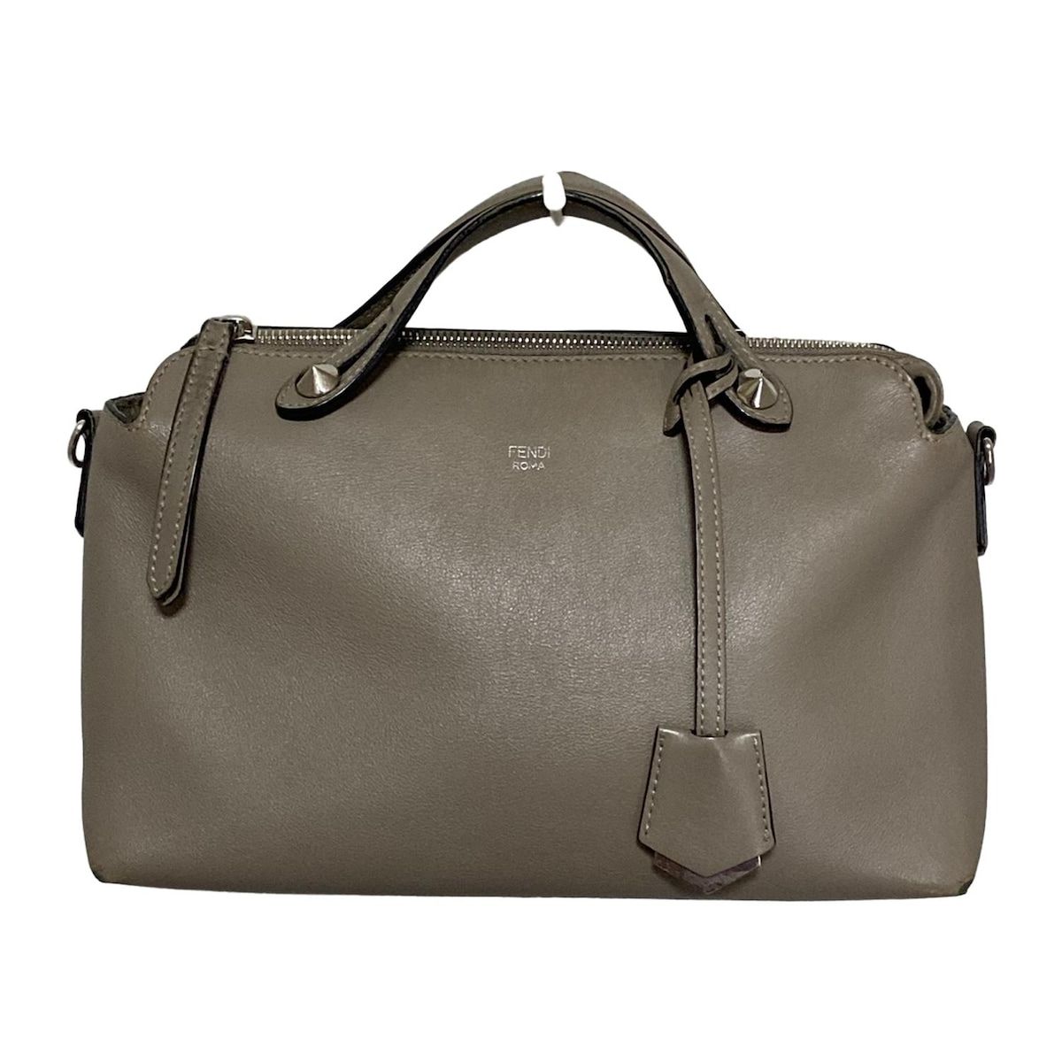 FENDI フェンディ ハンドバッグ バイザウェイ 8 BL 124 グレーベージュ レザー