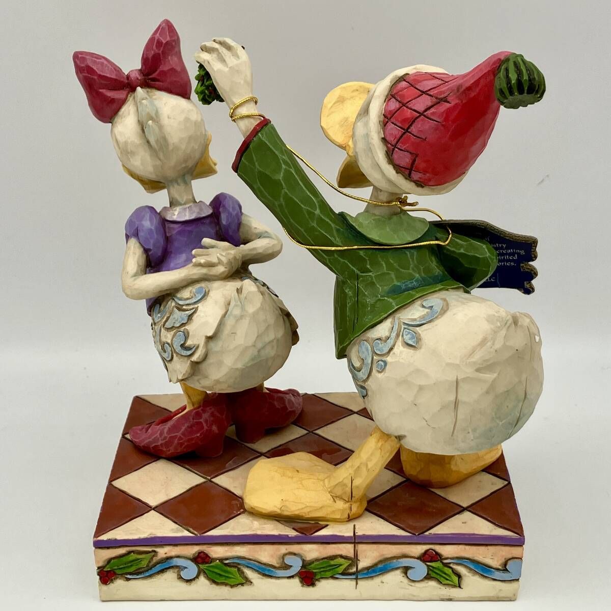 ドナルドダック クリスマス エネスコ デイジーダック スタチュー フィギュア ドナルドダック クリスマス エネスコ デイジーダック スタチュー