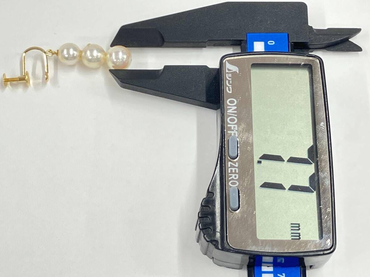  K 18 イヤリング 総重量4.5 g イヤリング アクセサリー