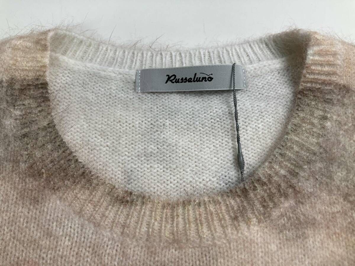 タグ付き】Russeluno ラッセルノ GRAPHIC KNIT SWEATER グラフィック