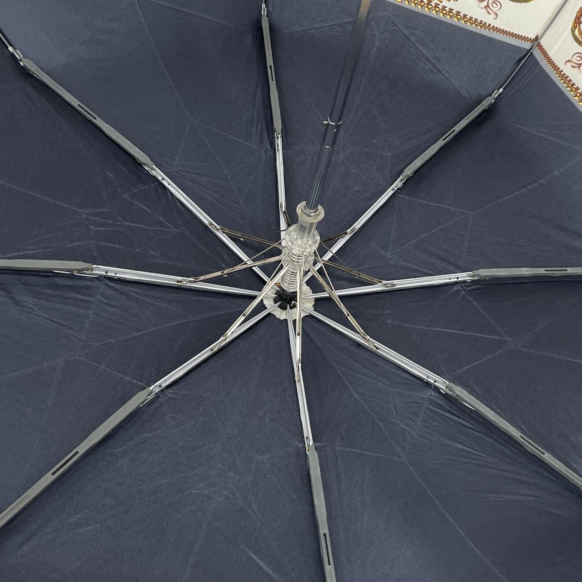 Gianni Versace ジャンニヴェルサーチ 折りたたみ傘 ネイビー