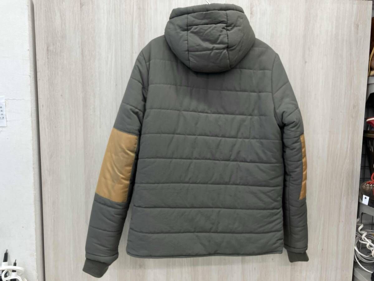 最安値，定番】 DENHAM デンハム 中綿ダウンジャケット カーキ Lサイズ 