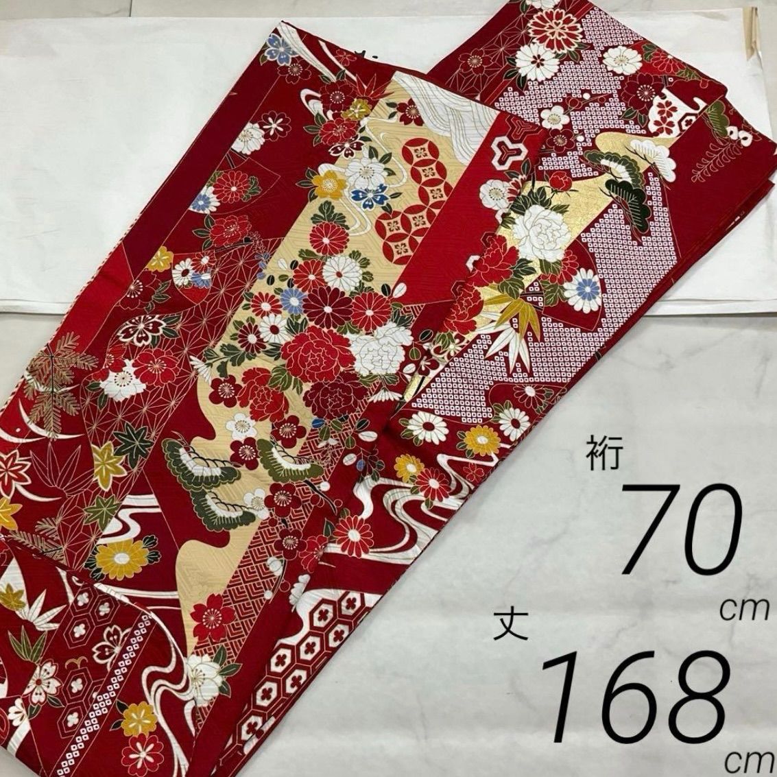 kimono+one◇kimonoarisa◇厳選◇美品◇素敵な振袖◇正絹◇袷◇金駒