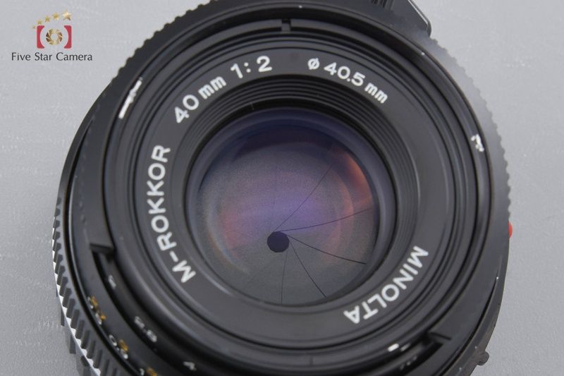 MINOLTA ミノルタ M ROKKOR 40 mm f 2 後期 ライカMマウント 単焦点レンズ