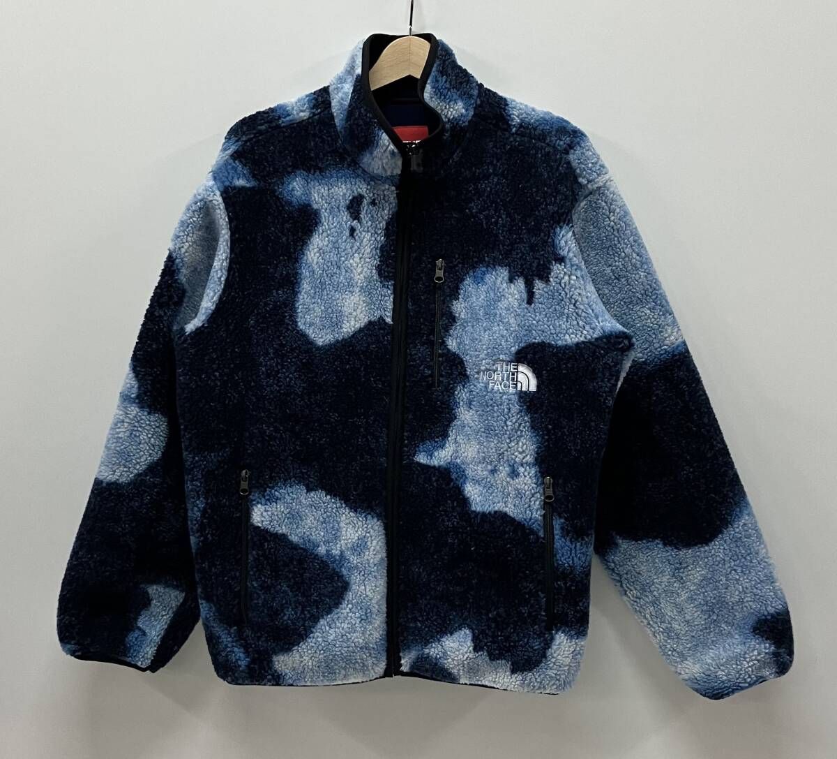 THE NORTH FACE テーラードジャケット Bleached Denim Print Fleece Supreme サイズM ポリエステル 中国製