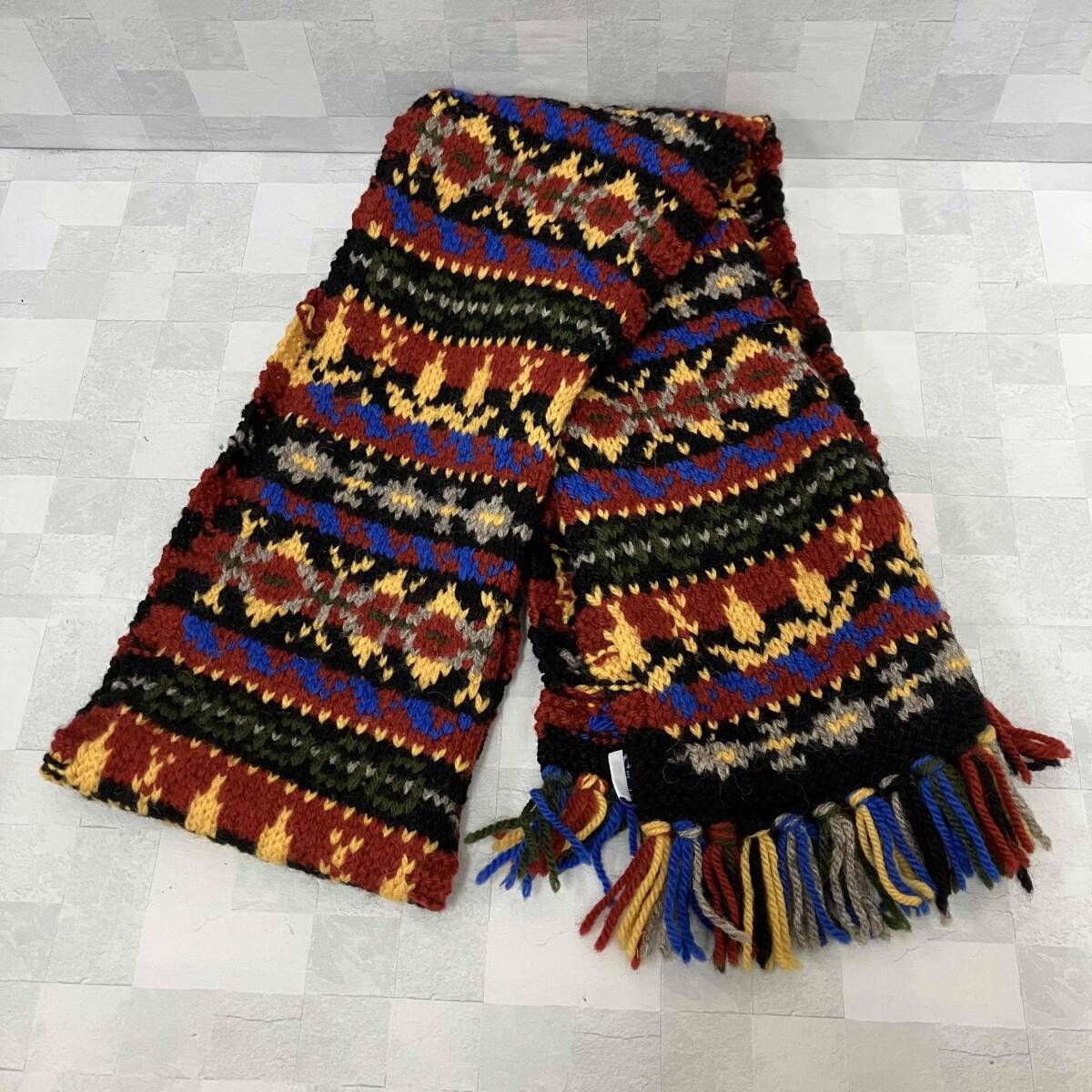 INVERALLAN インバーアラン SHIPS別注 ウール ストール マフラー マルチ