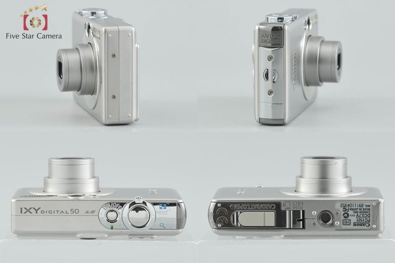 Canon キヤノン 【中古】Canon キヤノン IXY Digital 50 シルバー