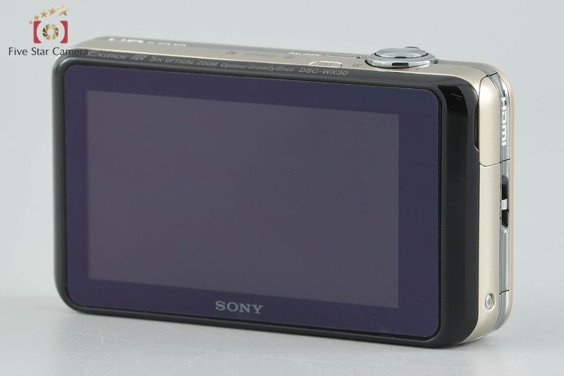 SONY ソニー 【中古】SONY ソニー Cyber-shot DSC-WX30 ゴールド