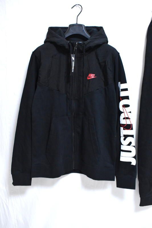 ナイキ スウェット 上下セット 起毛フリース パーカー パンツ 新品 L 黒 NIKE（ナイキ） セットアップ パーカー ジョガーパンツ ニットフリース
