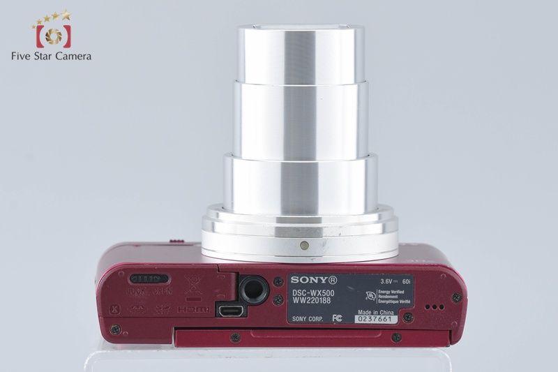 SONY ソニー 【中古】SONY ソニー Cyber-shot DSC-WX500 レッド