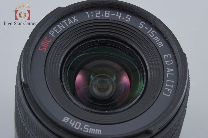 PENTAX ペンタックス SMC 5 15 mm f 2 8 4 ED AL IF 02 STANDARD ZOOM Qマウント ブラック 用 ズームレンズ