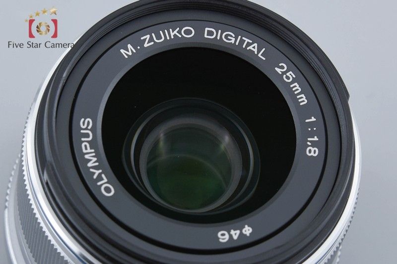 OLYMPUS オリンパス M ZUIKO DIGITAL 25 mm f 1 8 シルバー 単焦点レンズ