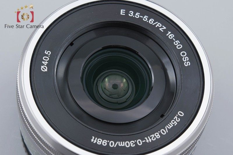 SONY ソニー E PZ 16 50 mm f 3 5 6 OSS シルバー ズームレンズ