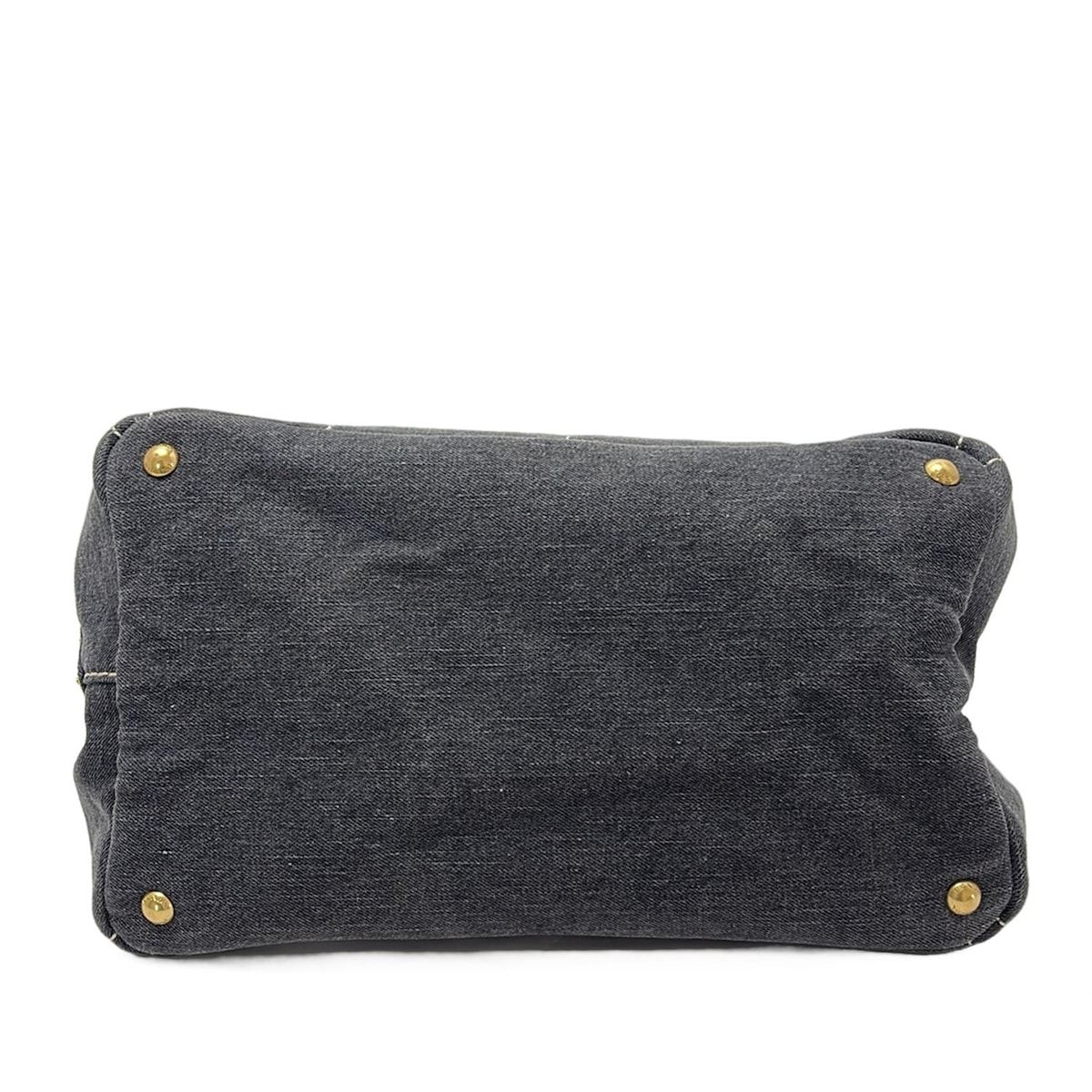  PRADA プラダ トートバッグ CANAPA B 1877 グレー×カーキ トートバッグ バッグ