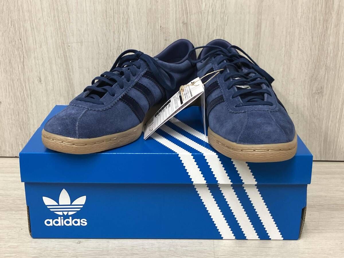 美品 adidas TOBACCO スニーカー スエード 27.5cm ネイビー JP9652 