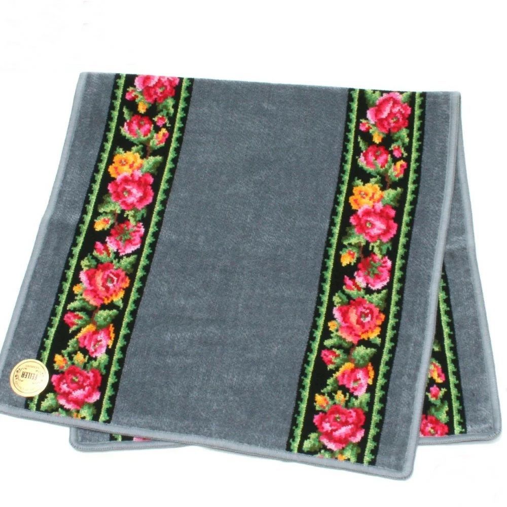 フェイラー タオル 定価10 450円 レイシーローズ ハンドタオル グレー