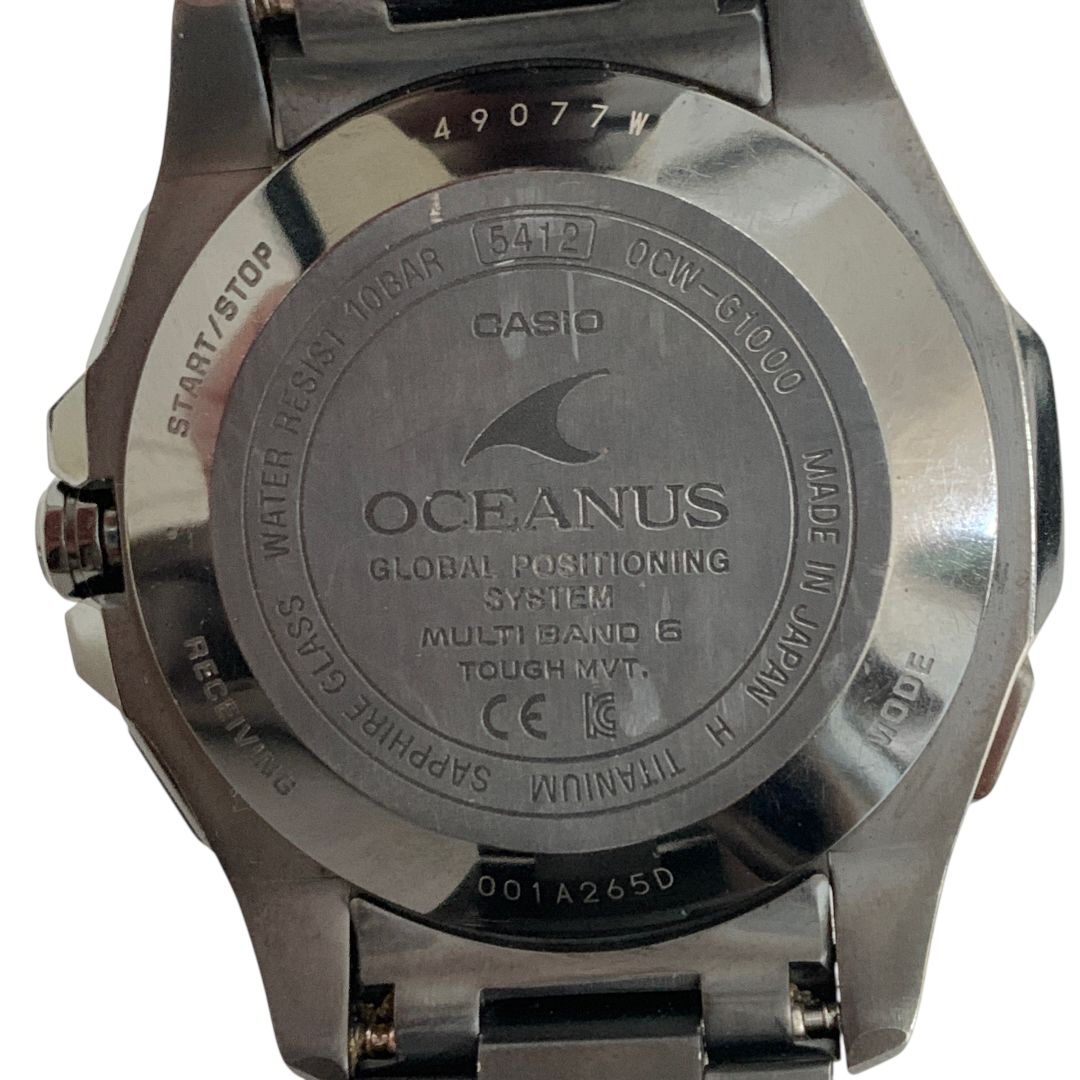  CASIO カシオ OCEANUS オシアナス 腕時計 0 CW-G 1000 49077 W 店舗併売品 KON 金属ベルト 時計