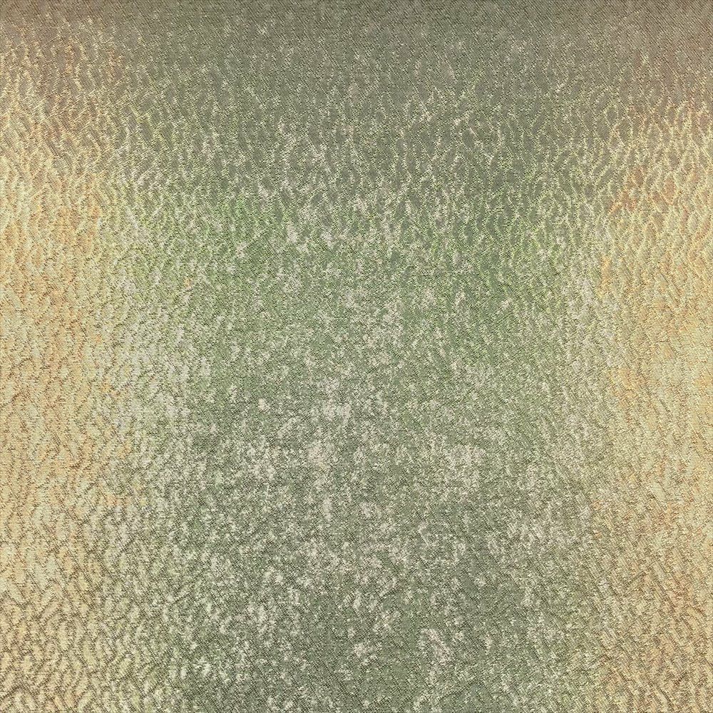 たんす屋 リユース帯 帯 袋帯 緑 セミフォーマル カジュアル 六通 ぼかし調 金糸 干割れ