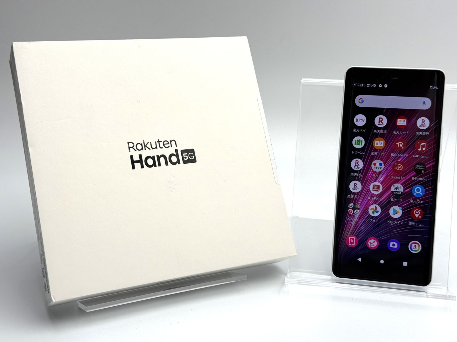 Rakuten Hand 5 G ホワイト バッテリー 80％以上 SIMフリー 白ロム