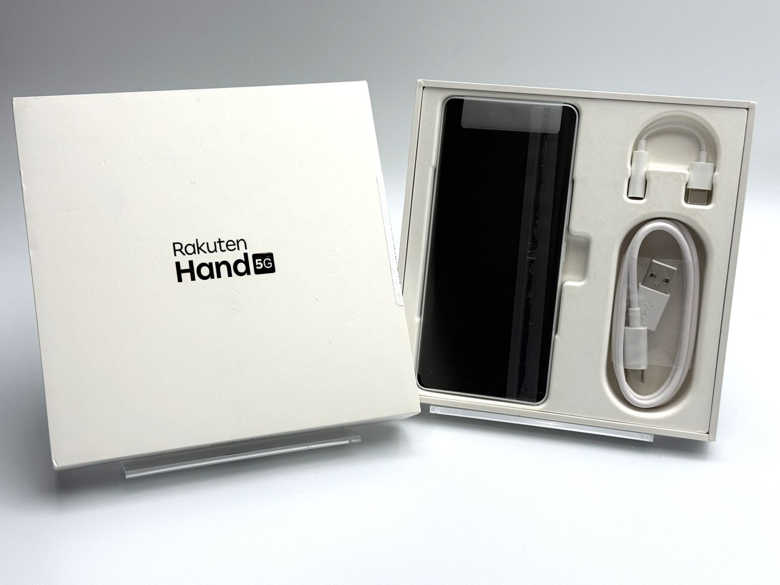 Rakuten Hand 5 G ホワイト バッテリー 80％以上 SIMフリー 白ロム