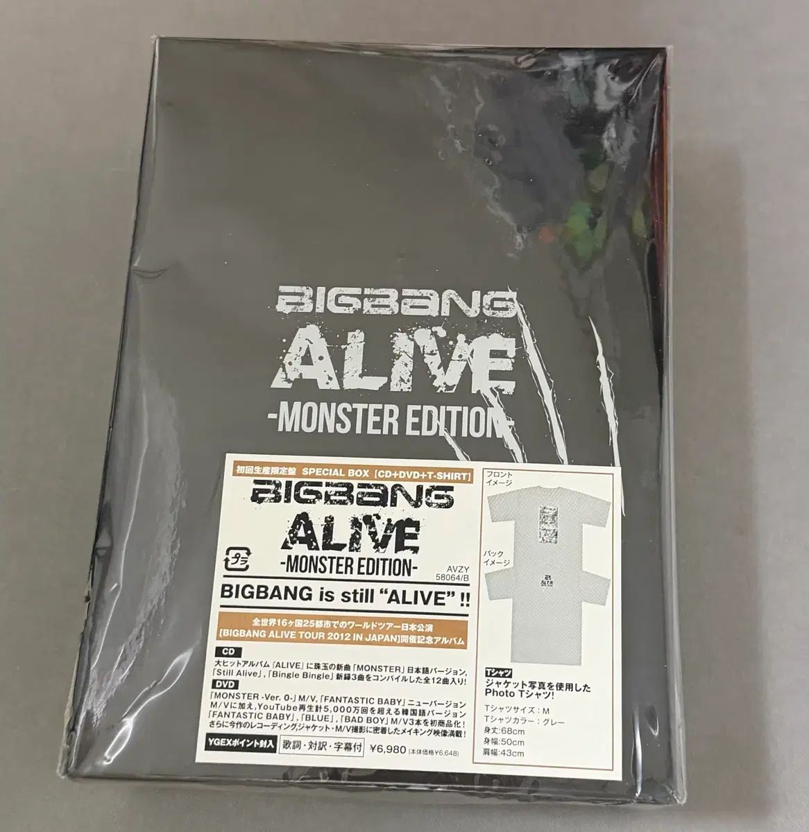 日本版) BIGBANG(ビッグバン) ALIVE MONSTER EDITION アルバム + T