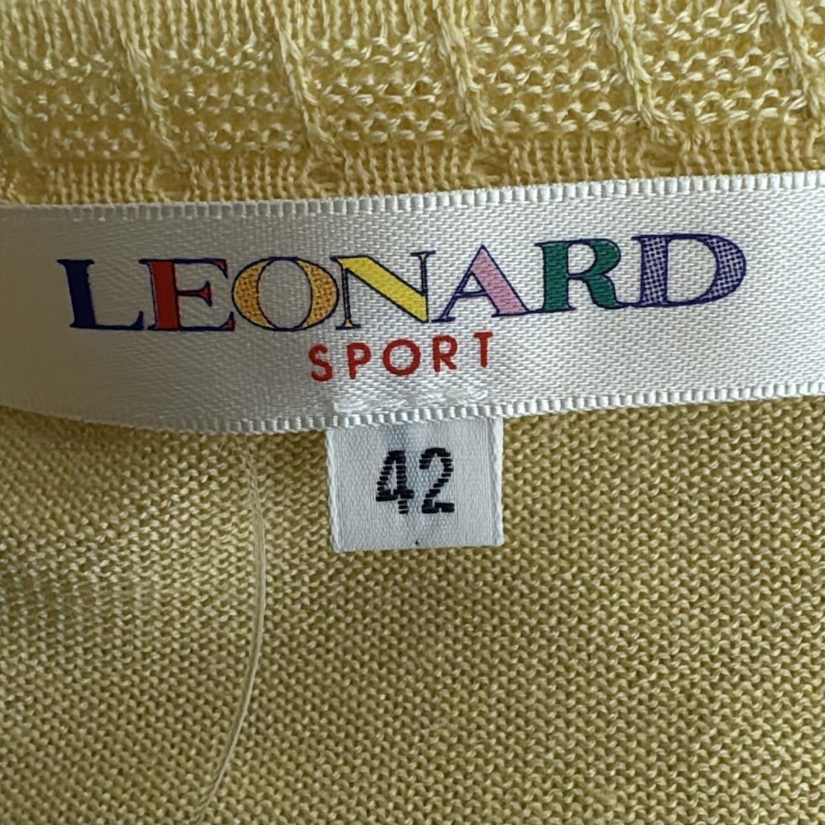 レオナール　サイズ42 中古・古着通販】LEONARD (レオナール) フラワーワンピース ブラック