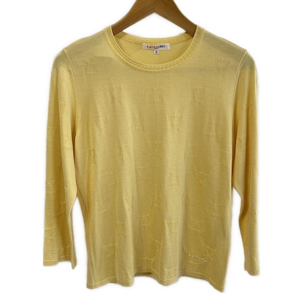 LEONARD SPORT レオナール スポーツ 42 トップス カットソー(長袖⁄七分)
