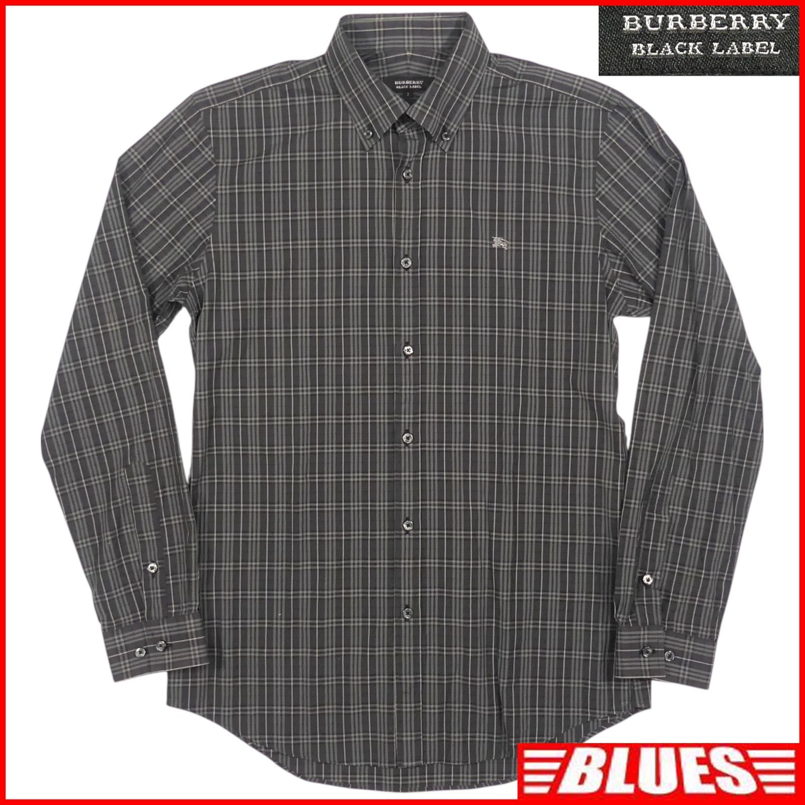 バーバリー BURBERRY BLACK LABEL Mサイズ チェック メンズ BURBERRY BLACK LABEL 廃盤 バーバリーブラックレーベル シャツ M