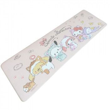 サンリオキャラクターズ 撥水キッチンマット(PVC) 120×45cm SB-688-S  グッズ キャラクター ブランド 雑貨 可愛い おしゃれ レディース 女性 キッズ 子供 プレゼント
