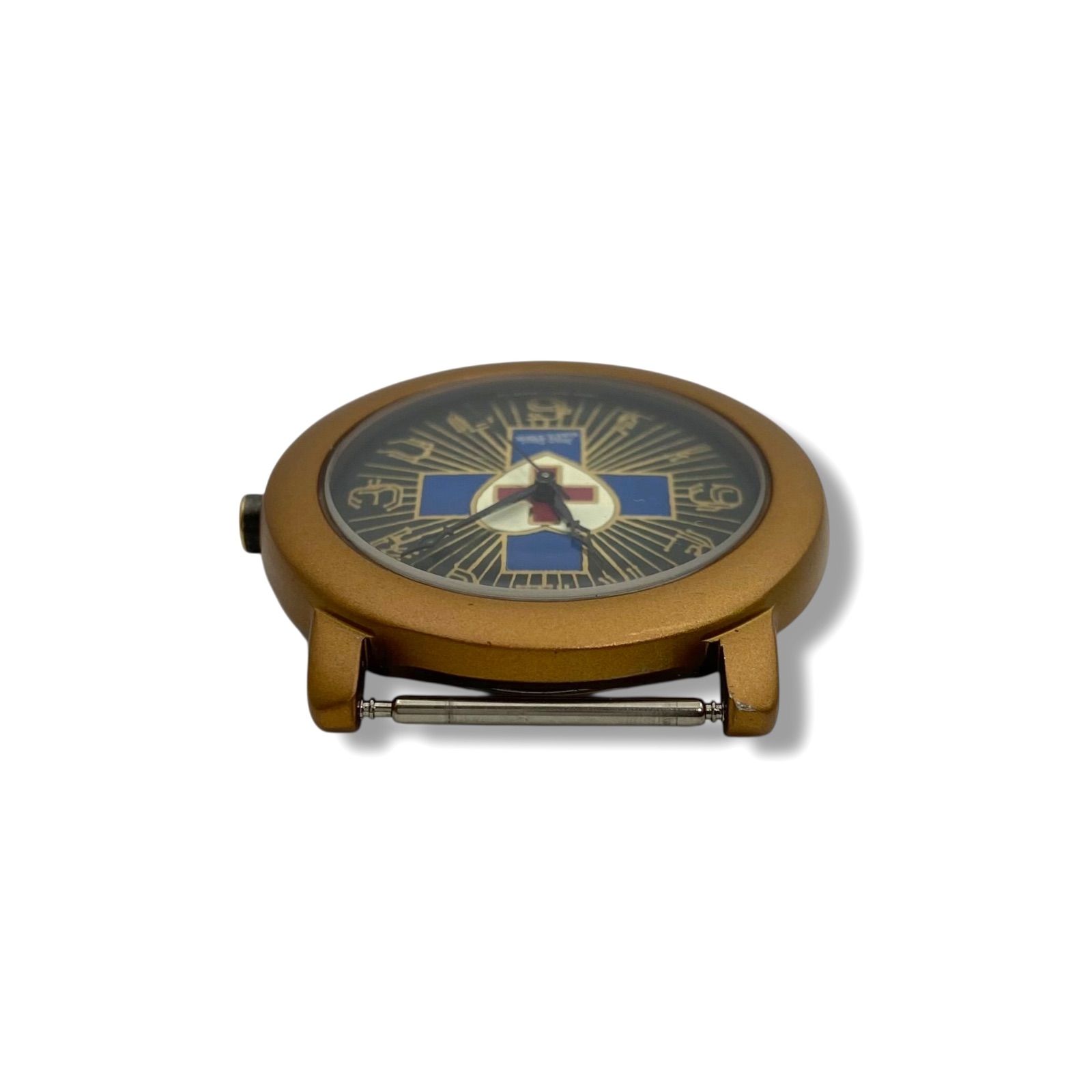 新品電池/稼働 ジャンポールゴルチエ 腕時計 クォーツ クロス ハート