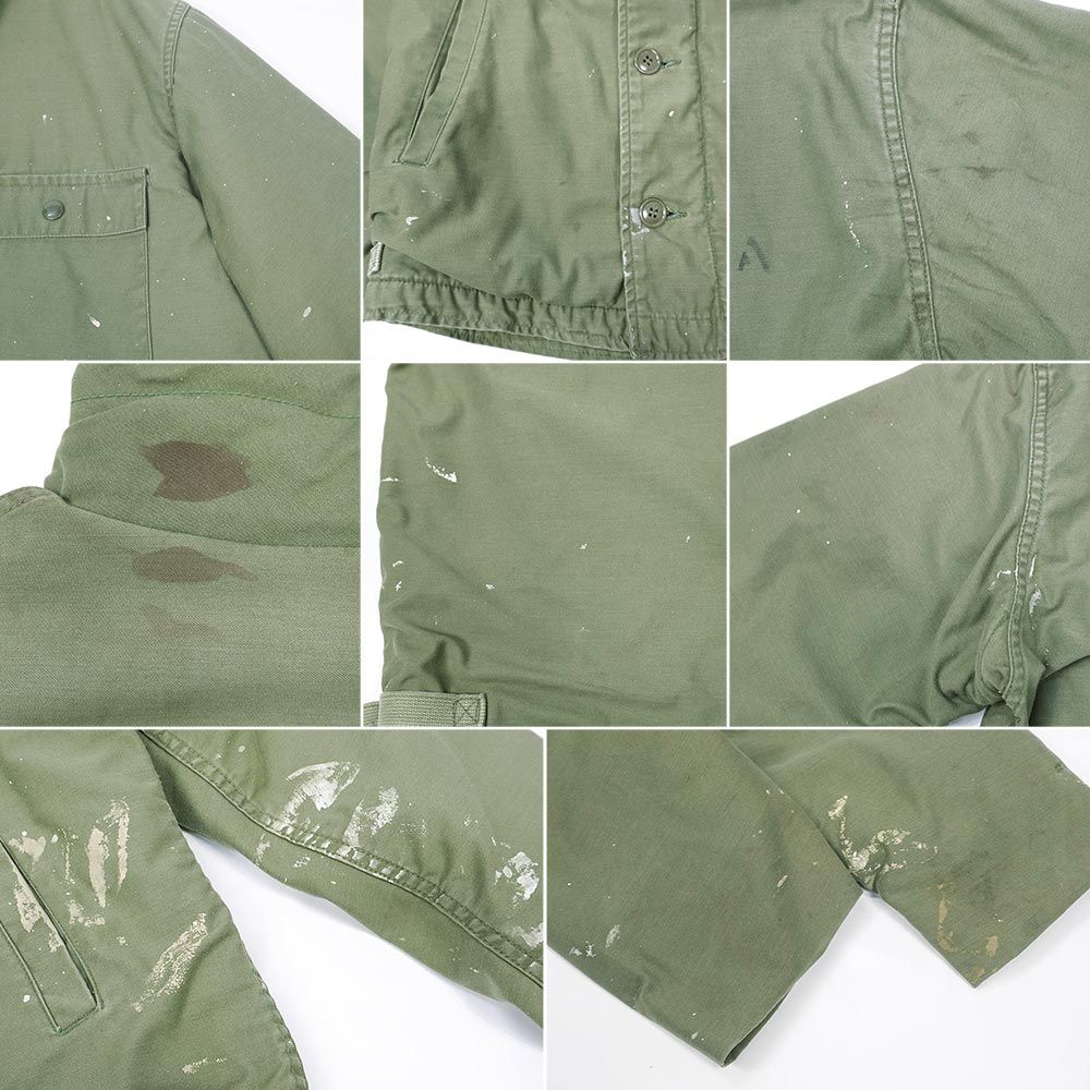 米軍実物 US.NAVY 80s 80年代 A-2 デッキジャケット ステンシル ペンキ