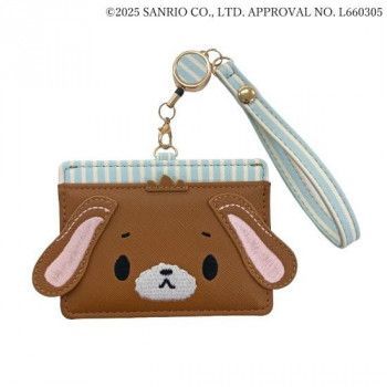 サンリオ シュガーバニーズ リール付パスケース MK1A-10SI(くろうさ