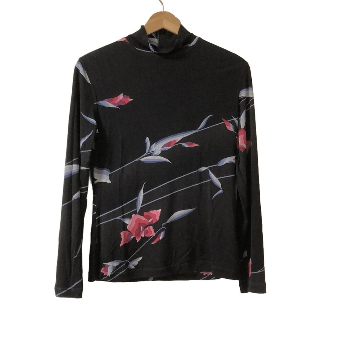 LEONARD(レオナール) 長袖カットソー サイズ40 M レディース - 黒