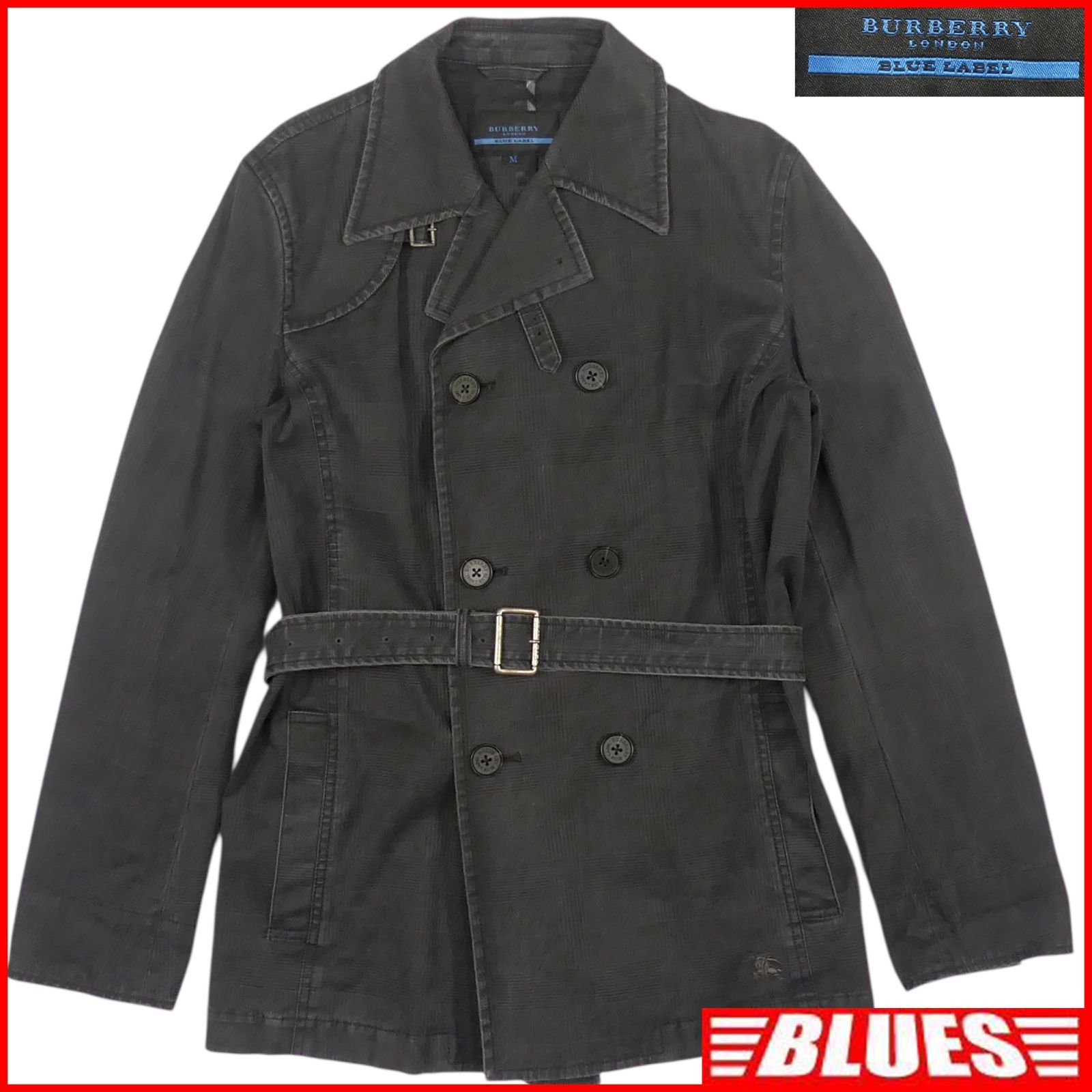 BURBERRY BLUE LABEL トレンチコート M バーバリーブルーレーベル 廃盤