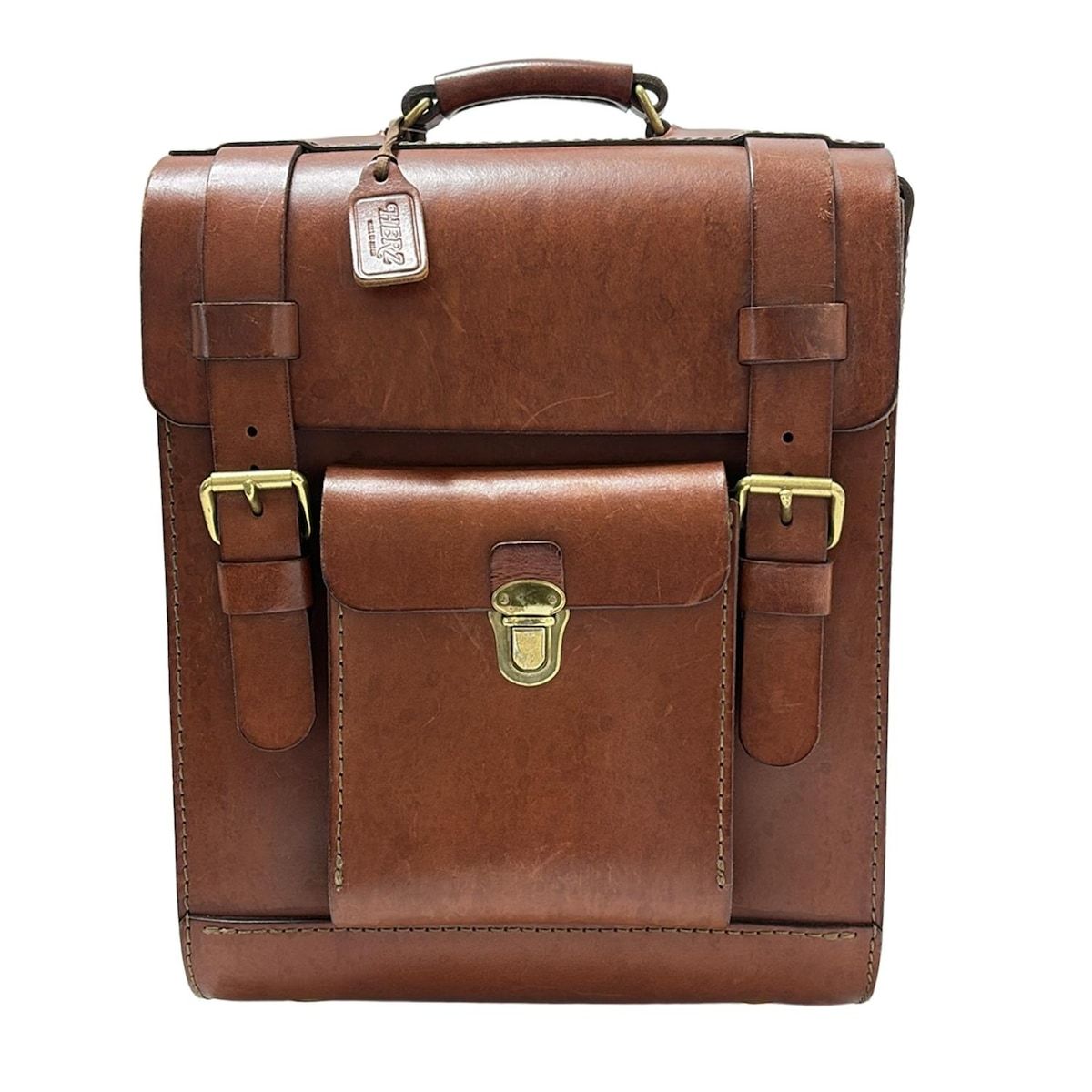 HERZ(ヘルツ) リュックサック ガロンリュック ブラウン レザー - メルカリ