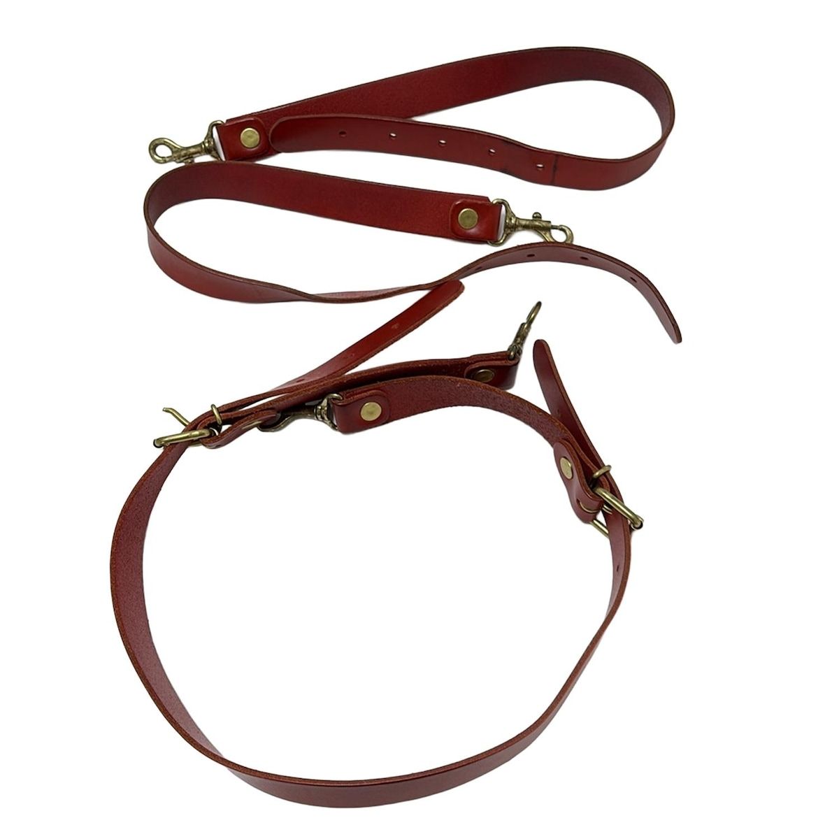  HERZ ヘルツ ハンドバッグ 棒屋根かぶせバッグ レッドブラウン 3 way レザー ハンドバッグ バッグ