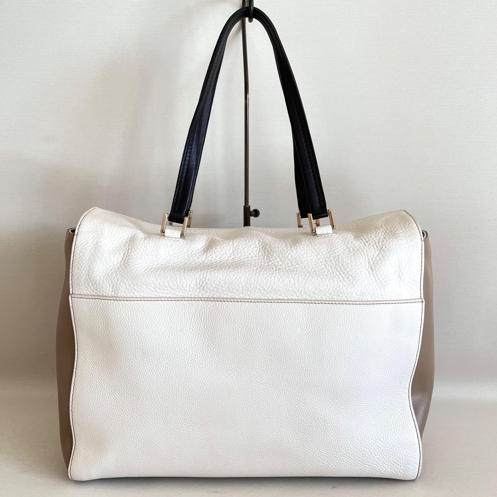 FURLA☆A4サイズ可トートバック グレーベージュカラー | ヤマダウェブコム