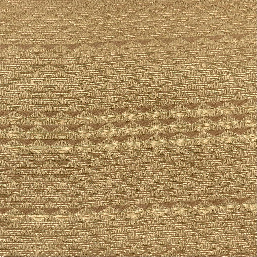 たんす屋 リユース帯 帯 袋帯 黄色 セミフォーマル カジュアル 全通 金糸 鱗