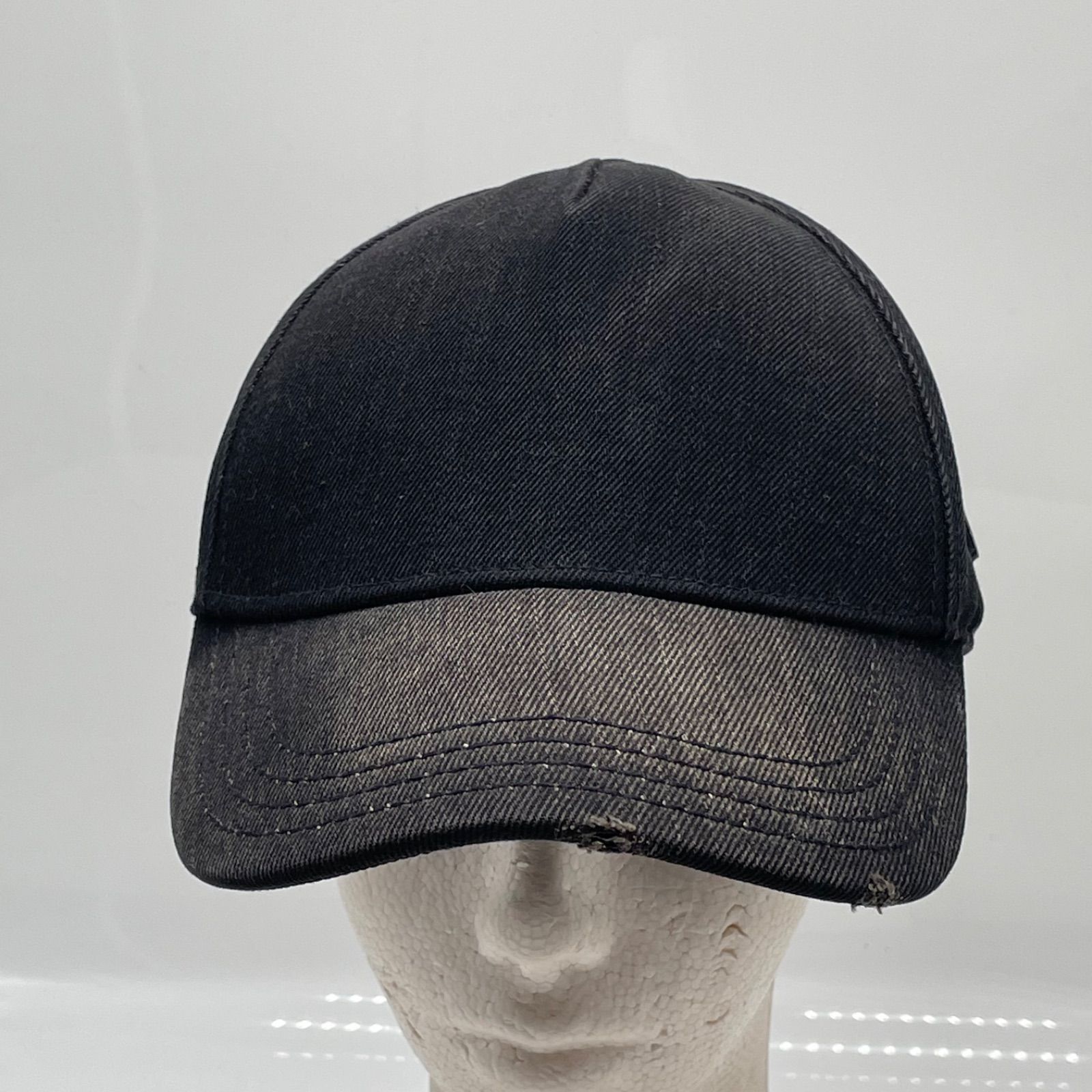 DIESEL デニムキャップ ダメージキャップ 確実正規品 KO3684□ディーゼル ダメージ加工 デニム キャップ ブラック ブレイブ