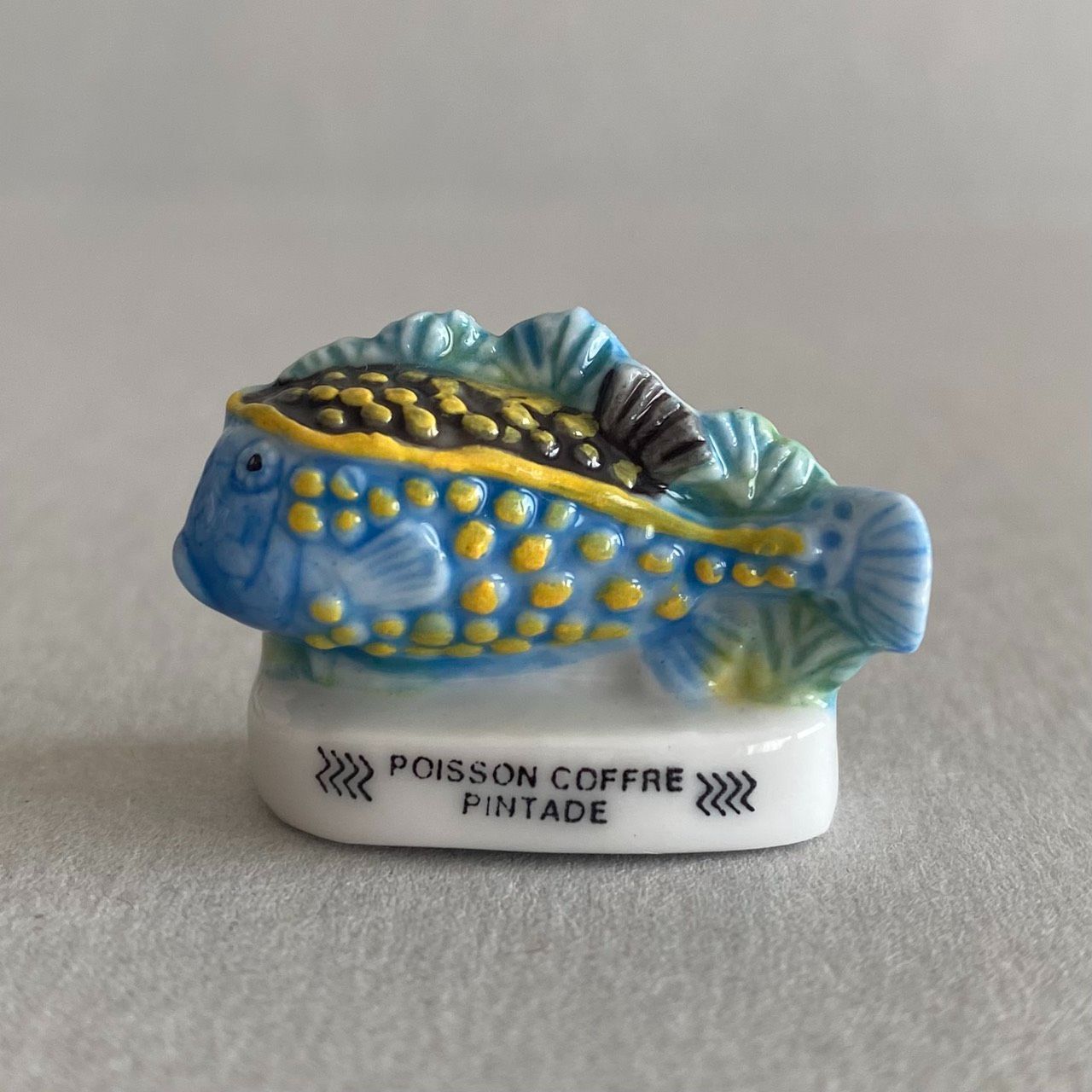 魚のフェーブ／海の生き物／フランス雑貨／陶器ミニチュア／ブロカント