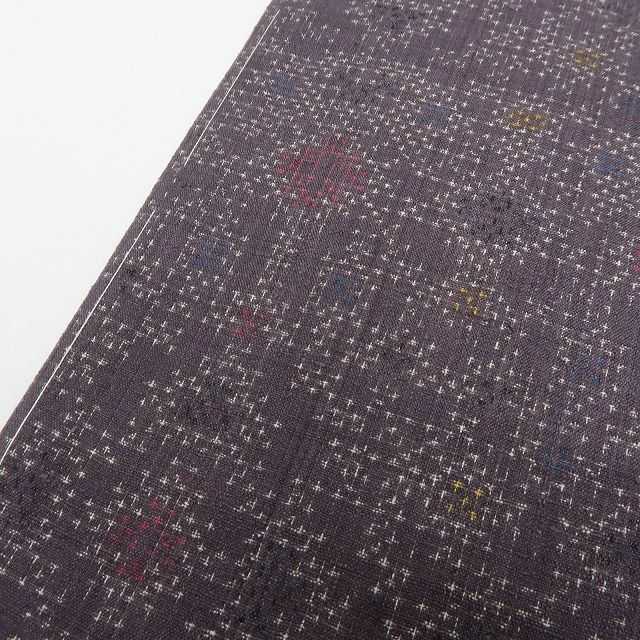 ✾まめ藤✾ｍ721＊ 仕付け糸付き 笹ベり付き 真綿結城紬