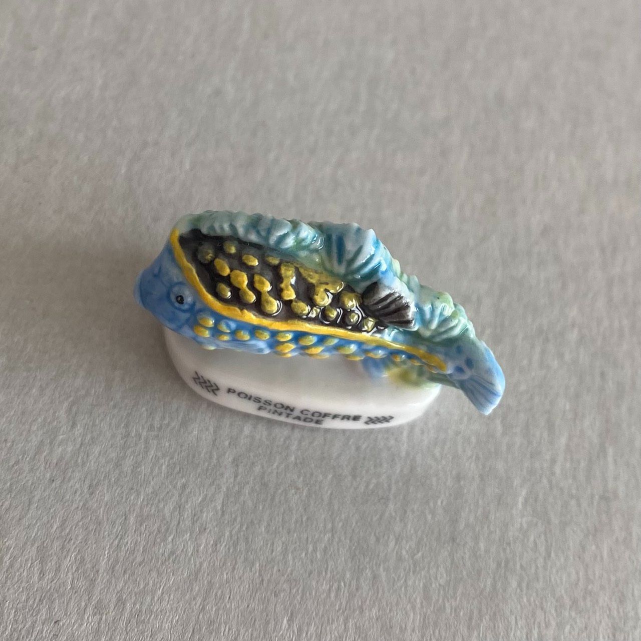 魚のフェーブ／海の生き物／フランス雑貨／陶器ミニチュア／ブロカント